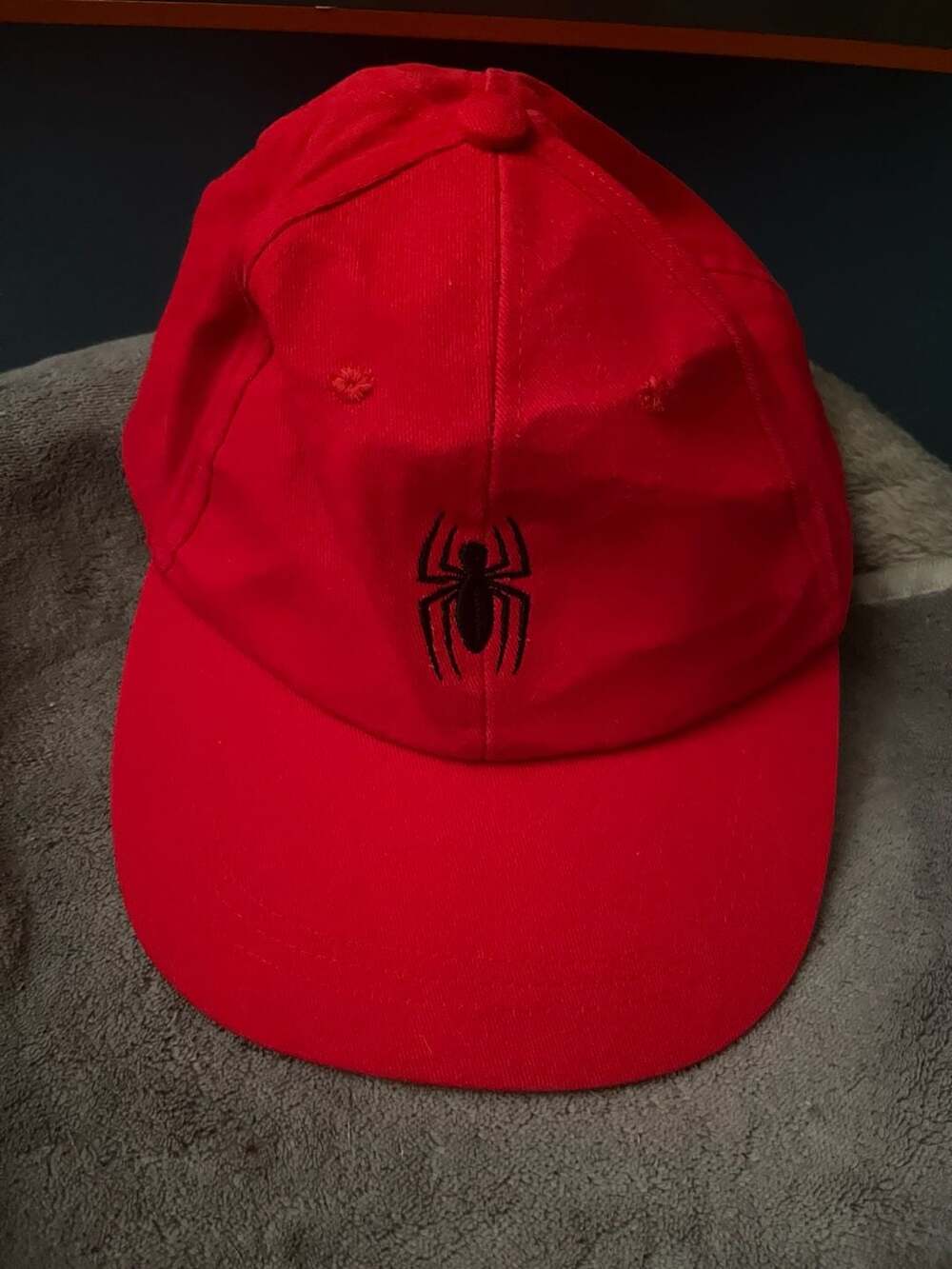 Marvel Spider-Man Baseball Cap Red Black Embroidered Hat O/S
